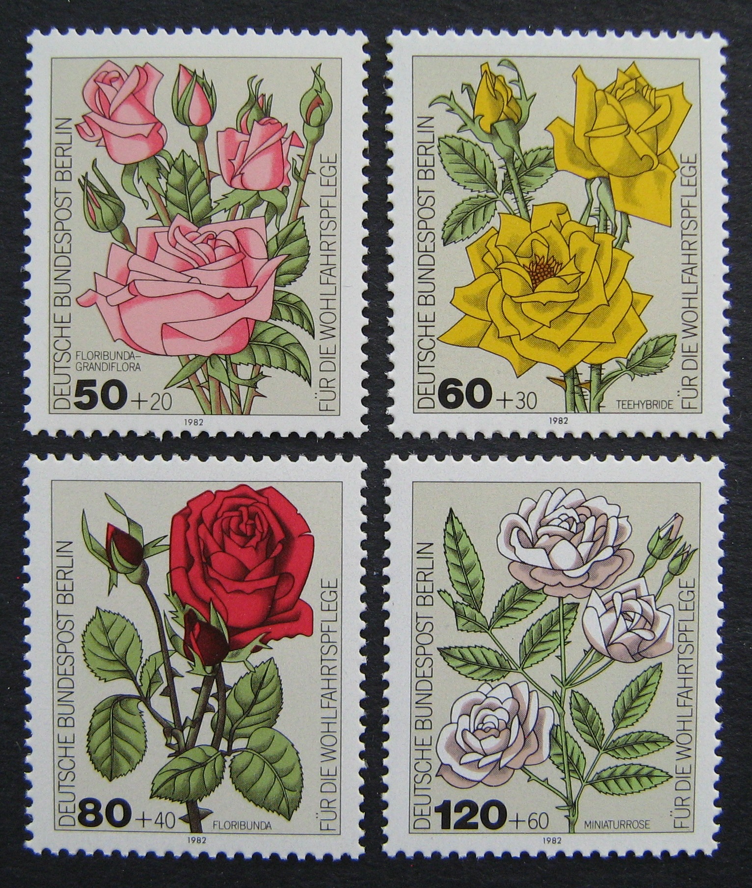 Vokietija, Vakarų Berlynas, pilna serija, MiNr 680-683 MNH**