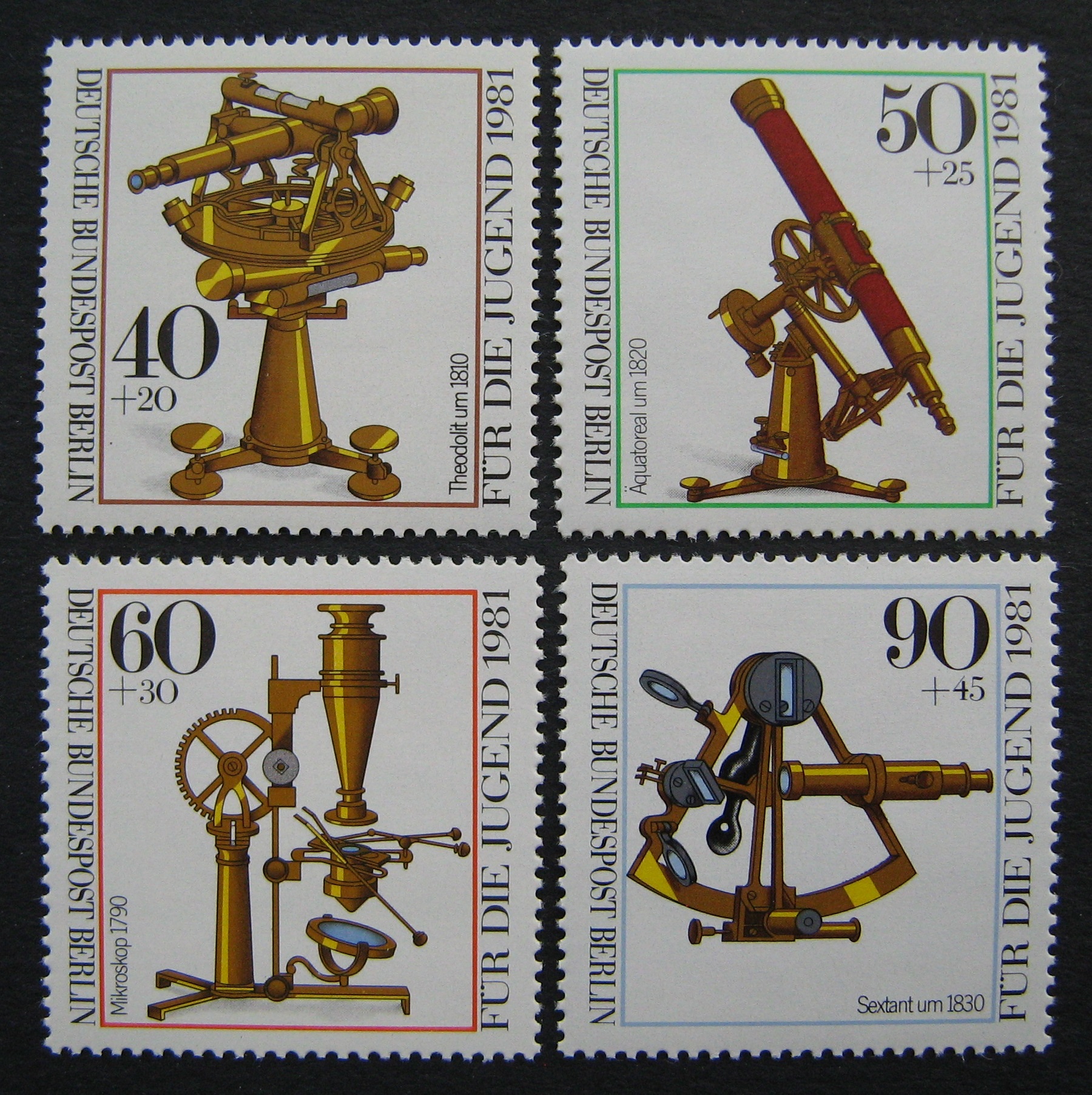 Vokietija, Vakarų Berlynas, pilna serija, MiNr 641-644 MNH**