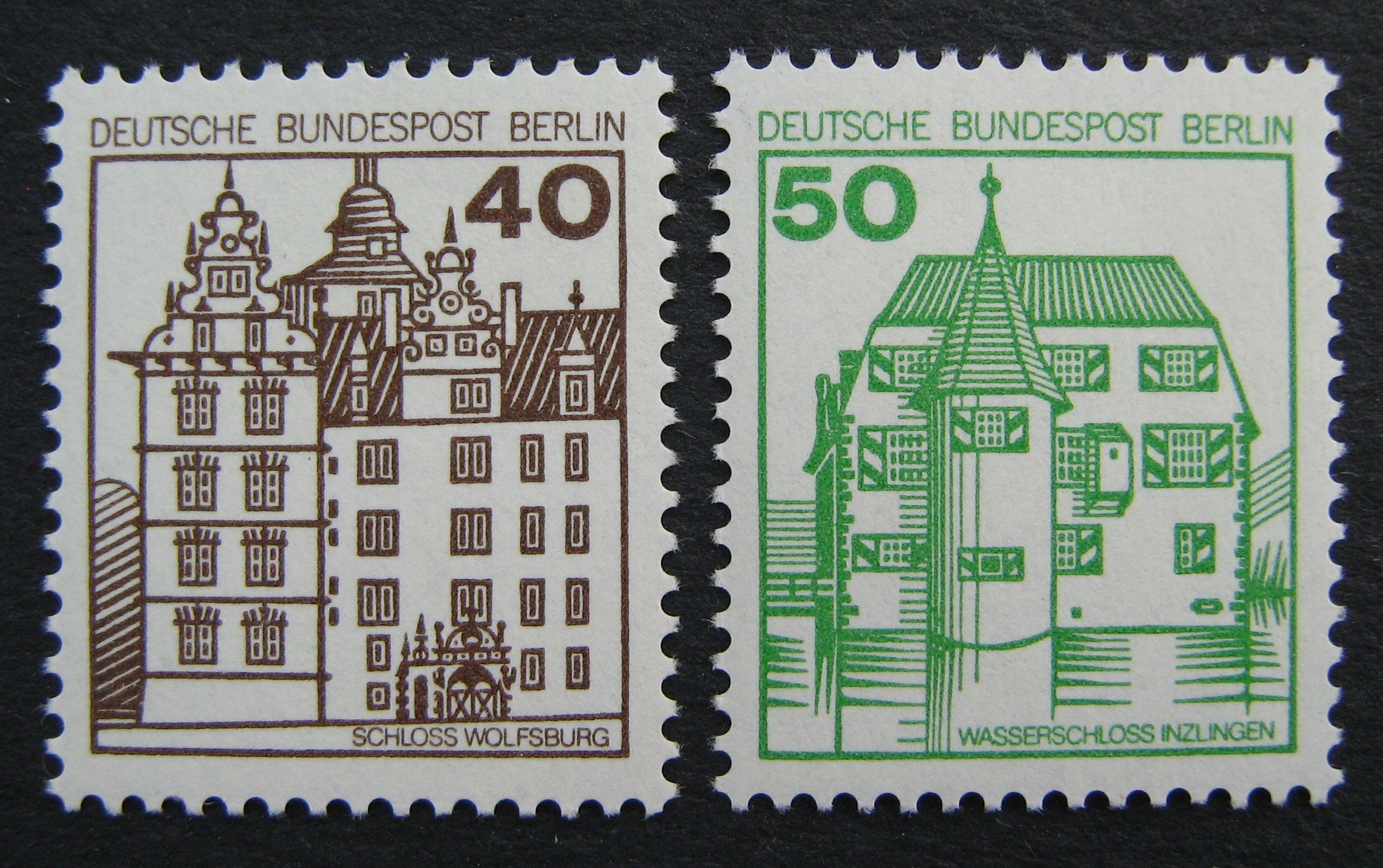 Vokietija, Vakarų Berlynas, pilna serija, MiNr 614-615 (A) MNH**