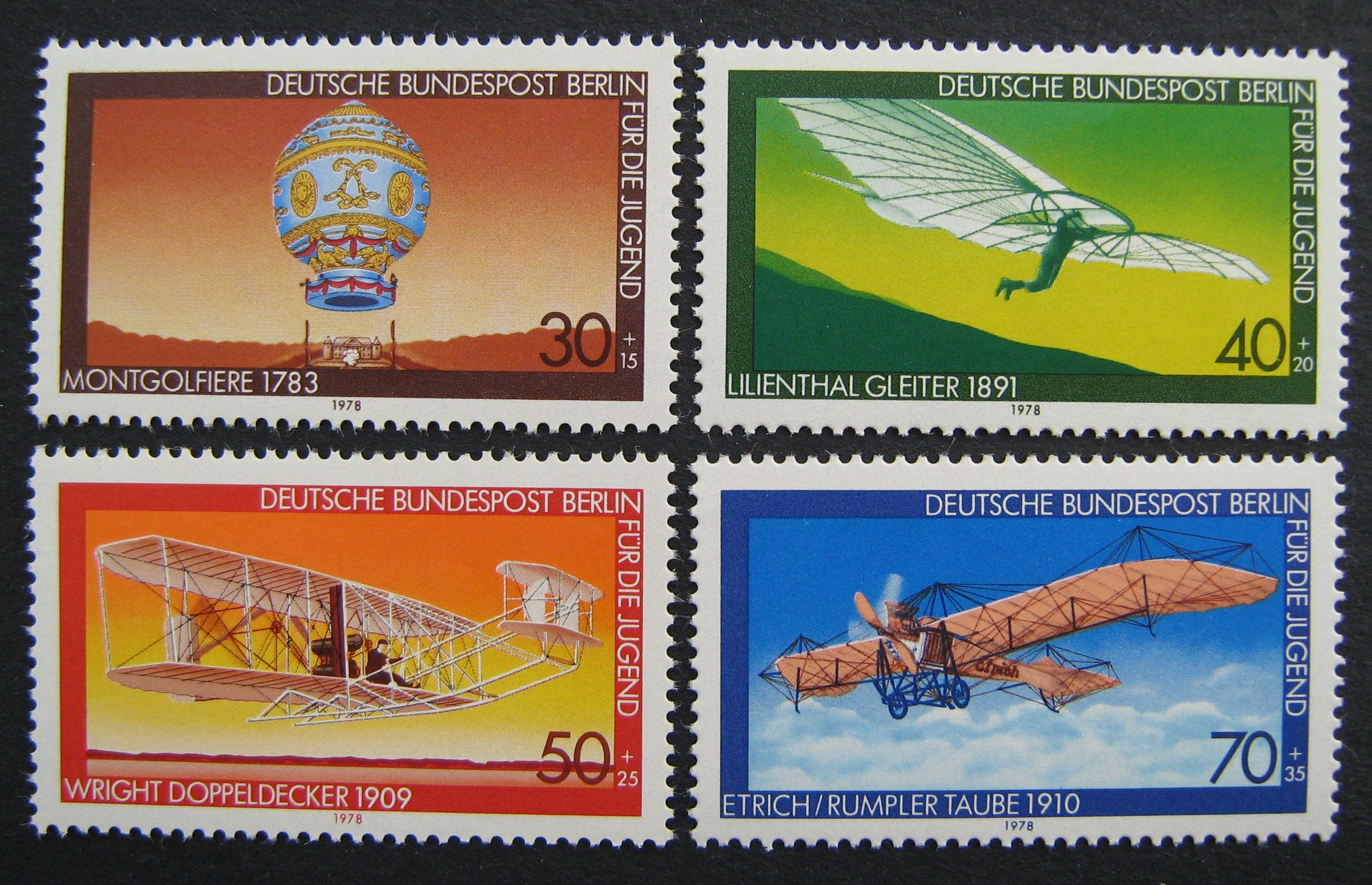 Vokietija, Vakarų Berlynas, pilna serija, MiNr 563-566 MNH**