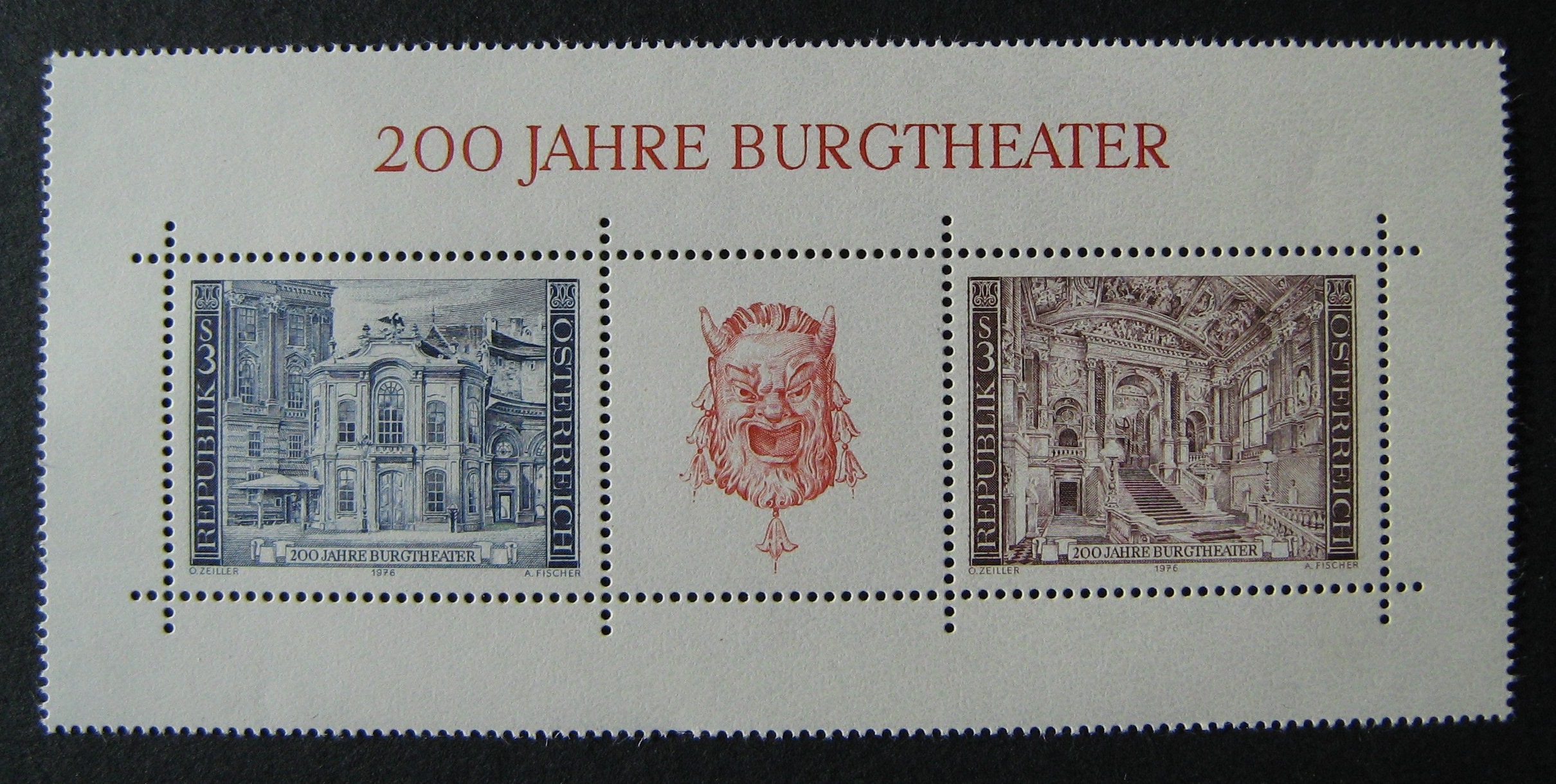 Austrija, blokas Nr. 3, MiNr 1507-1508 MNH**