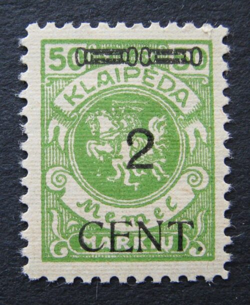 Klaipėda (Memel), MiNr 177IV MLH*