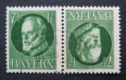 Senoji Vokietija, Bavarija, MiNr WZ 11 (113 A/Z/113 A) Used (O)