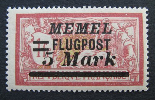 Klaipėda (Memel), oro paštas, abartas MiNr 105 MLH*
