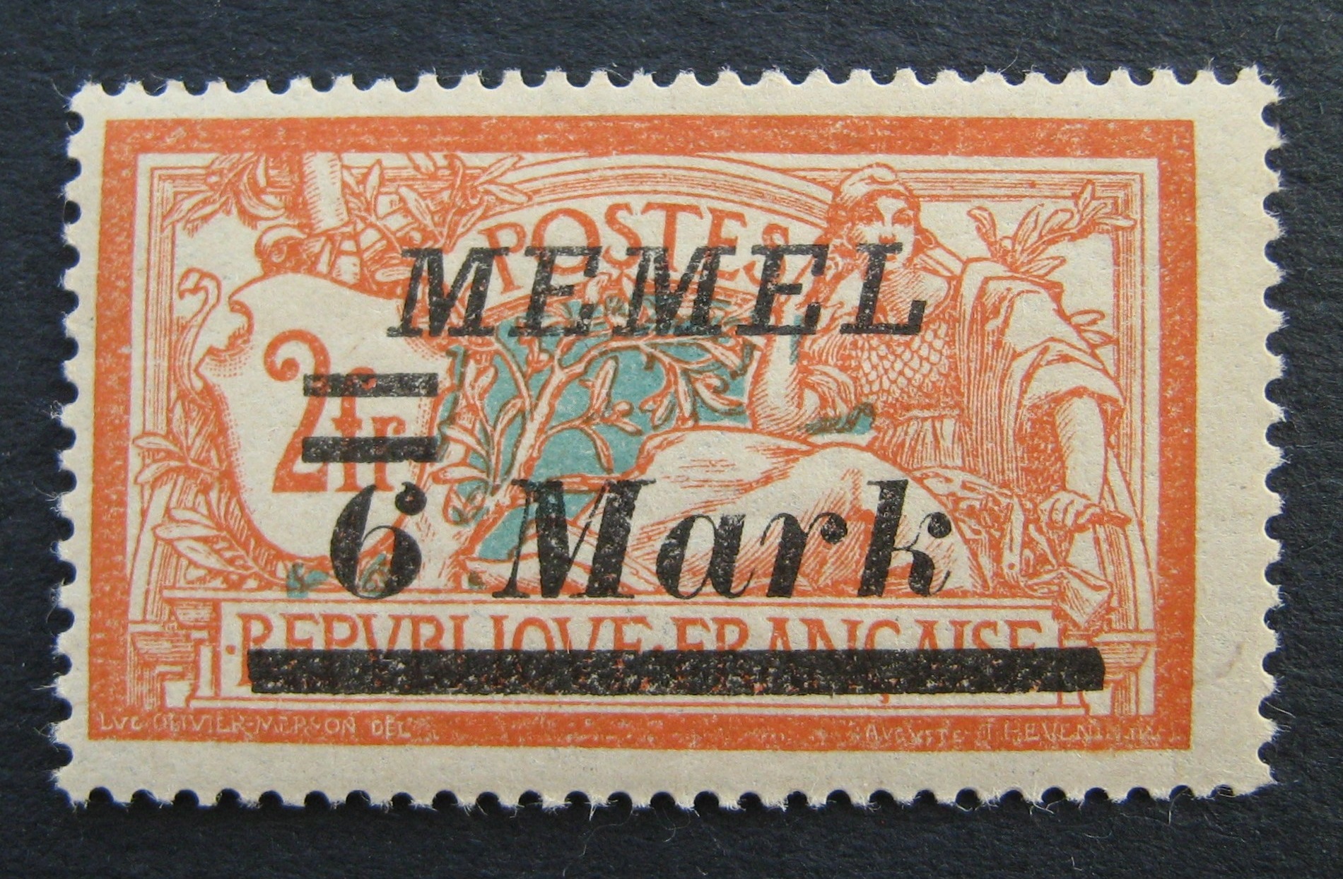 Klaipėda (Memel), abartas MiNr 70 MLH*