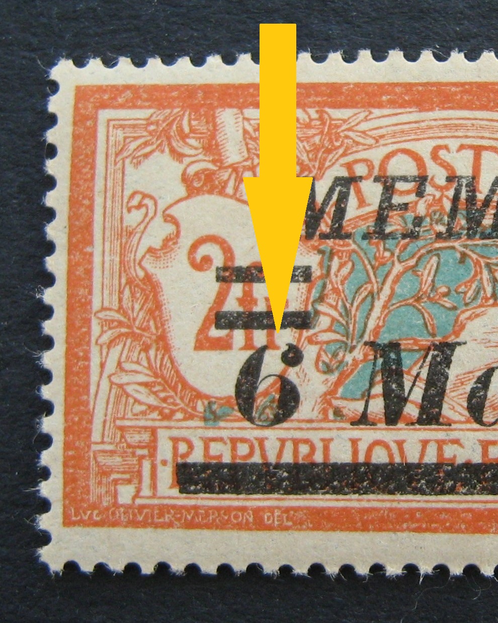 Klaipėda (Memel), abartas MiNr 70 MLH*