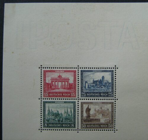 Vokietijos Reichas, blokas Nr. 1, MiNr 446-449 MLH*