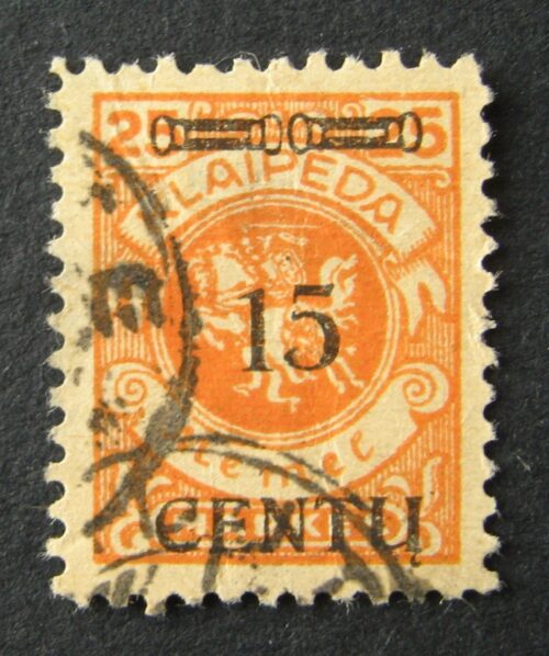 Klaipėda (Memel), abartinis MiNr 170 BI Used (O)