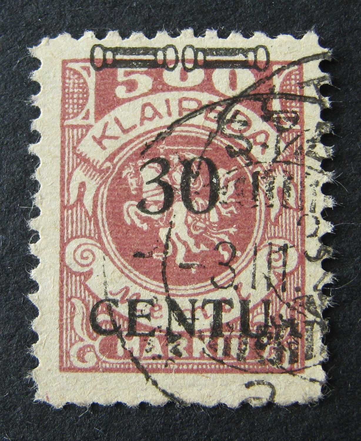 Klaipėda (Memel), MiNr 172 AI Used (O)