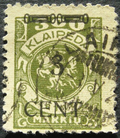 Klaipėda (Memel), MiNr 179I Used (O)