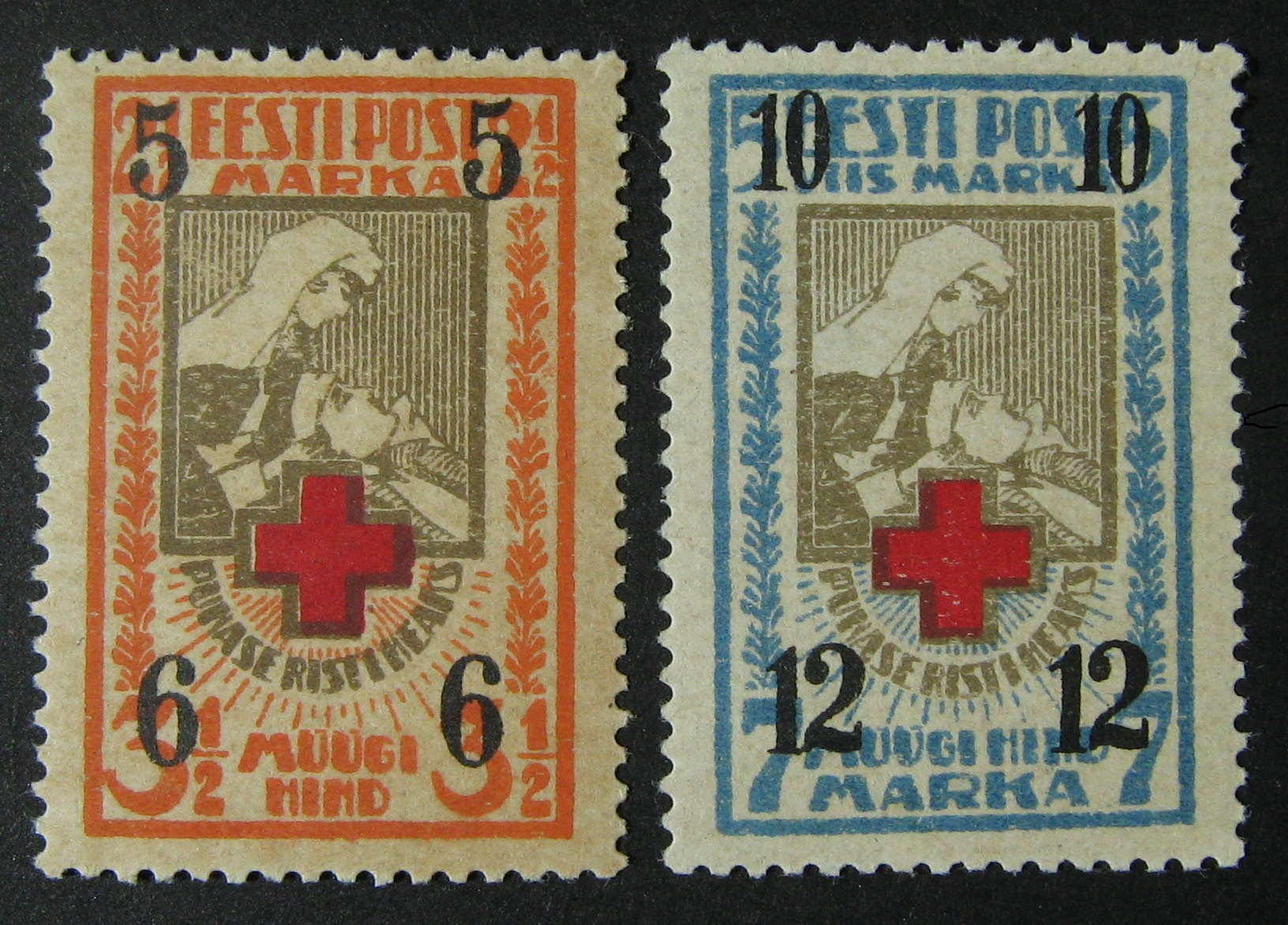 Estija, pilna serija, MiNr 60-61 MNH** Vx1