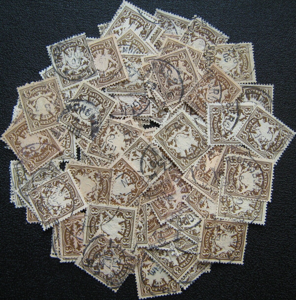 Senoji Vokietija, Bavarija, MiNr 56-57, 60-61 Used (O)
