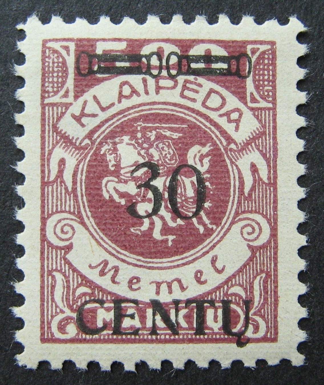 Klaipėda (Memel), MiNr 172AI MH*