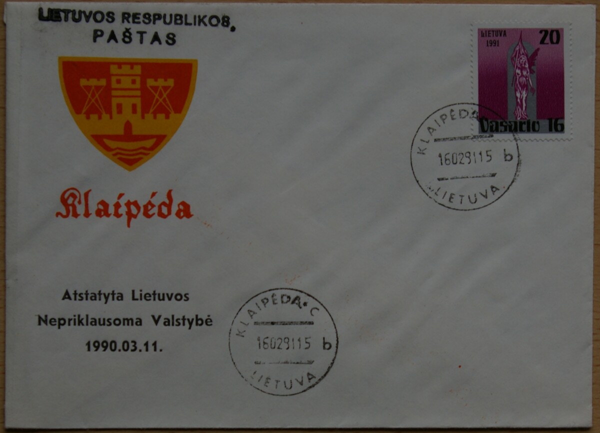 Lietuva, 1990m vokas G