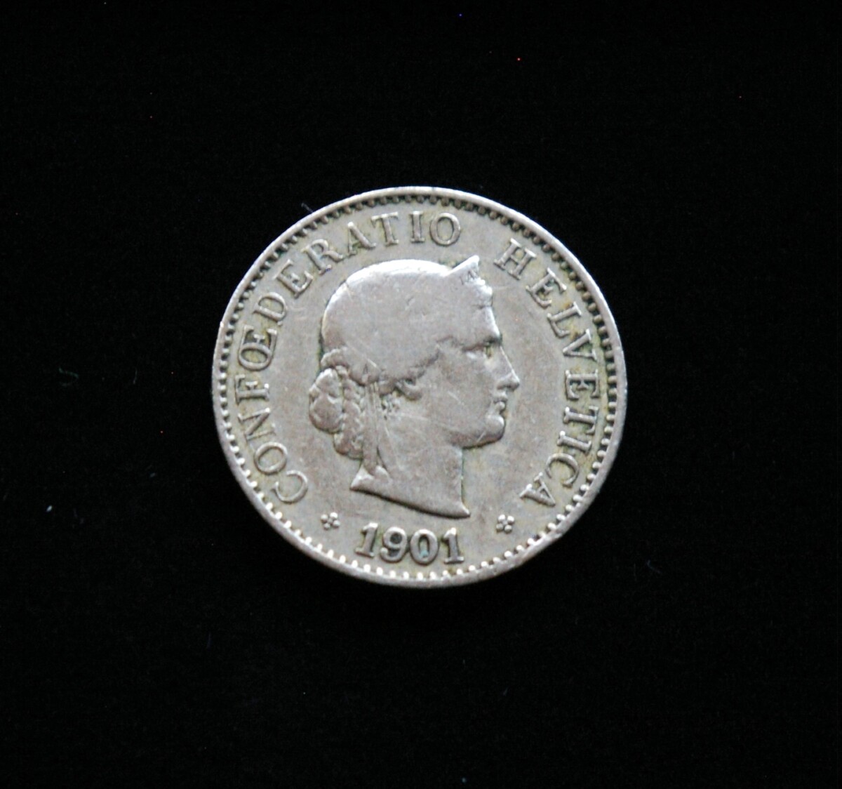 Šveicarija, 5 rapenai 1901m