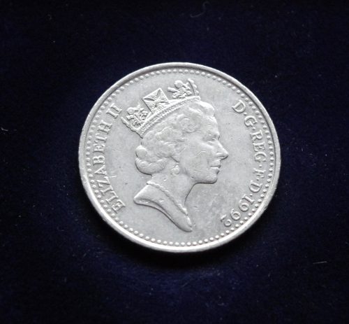 Didžioji Britanija, 10 pensų 1992m
