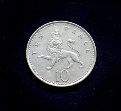 Didžioji Britanija, 10 pensų 1992m