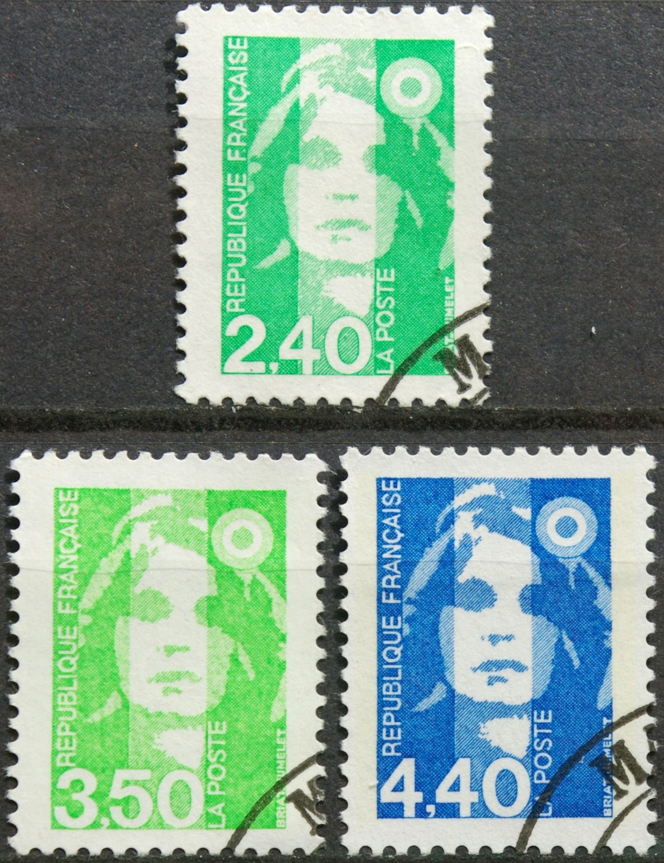 Prancūzija ScNr 2334-2335, 2338 Used(O)