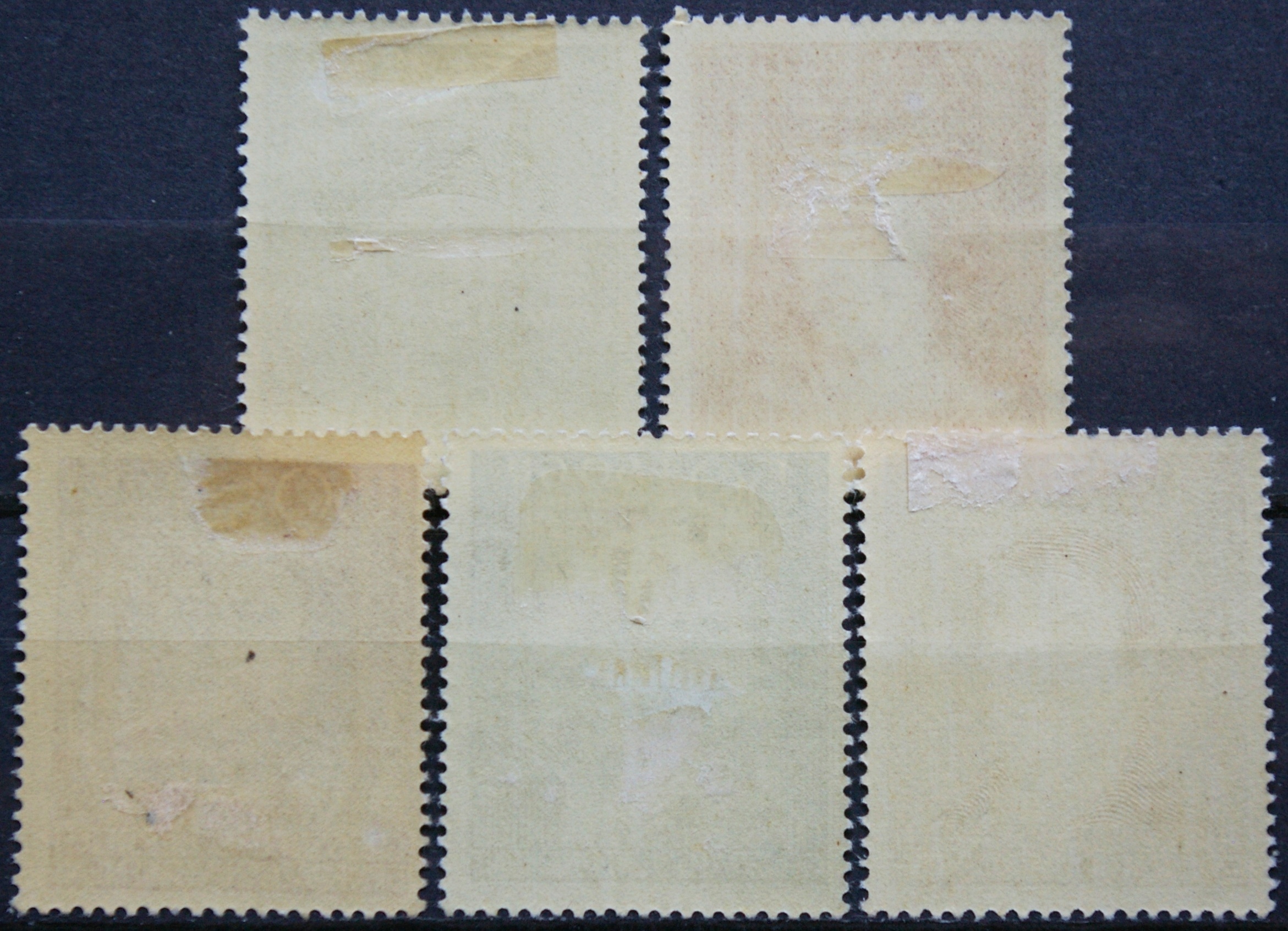 Vokietijos Reichas, Lenkijos okupacija, pilna serija, MiNr 120-124 MH*