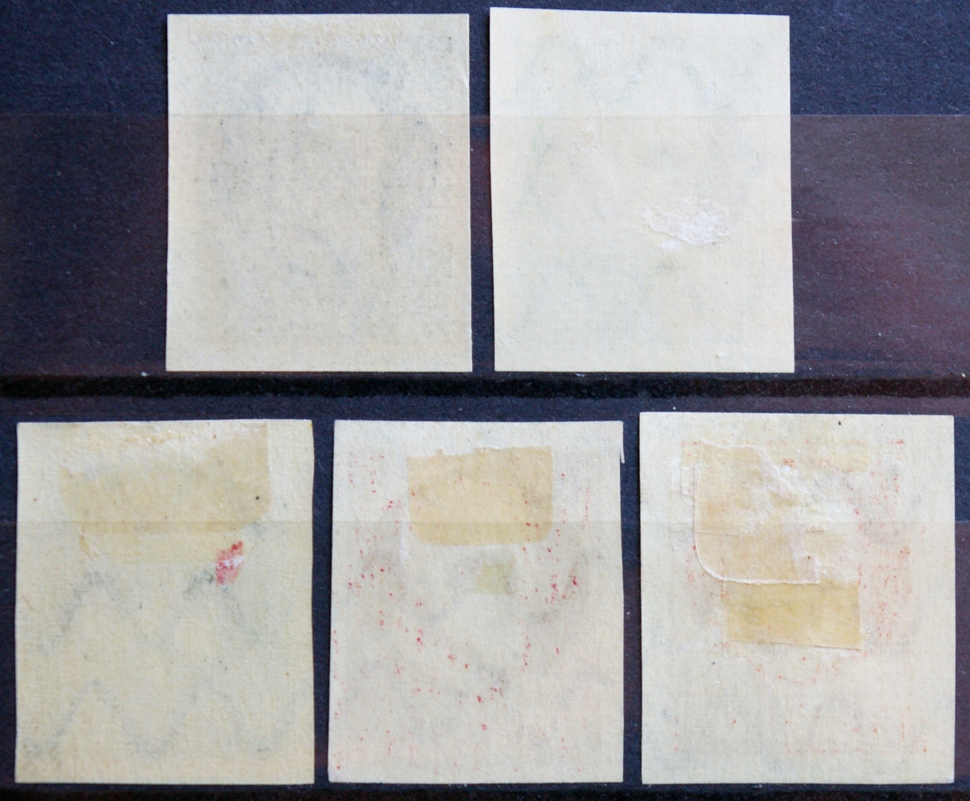 Senoji Vokietija, Bavarija, pilna serija MiNr 110, 112-115 (B) MLH*/MH*