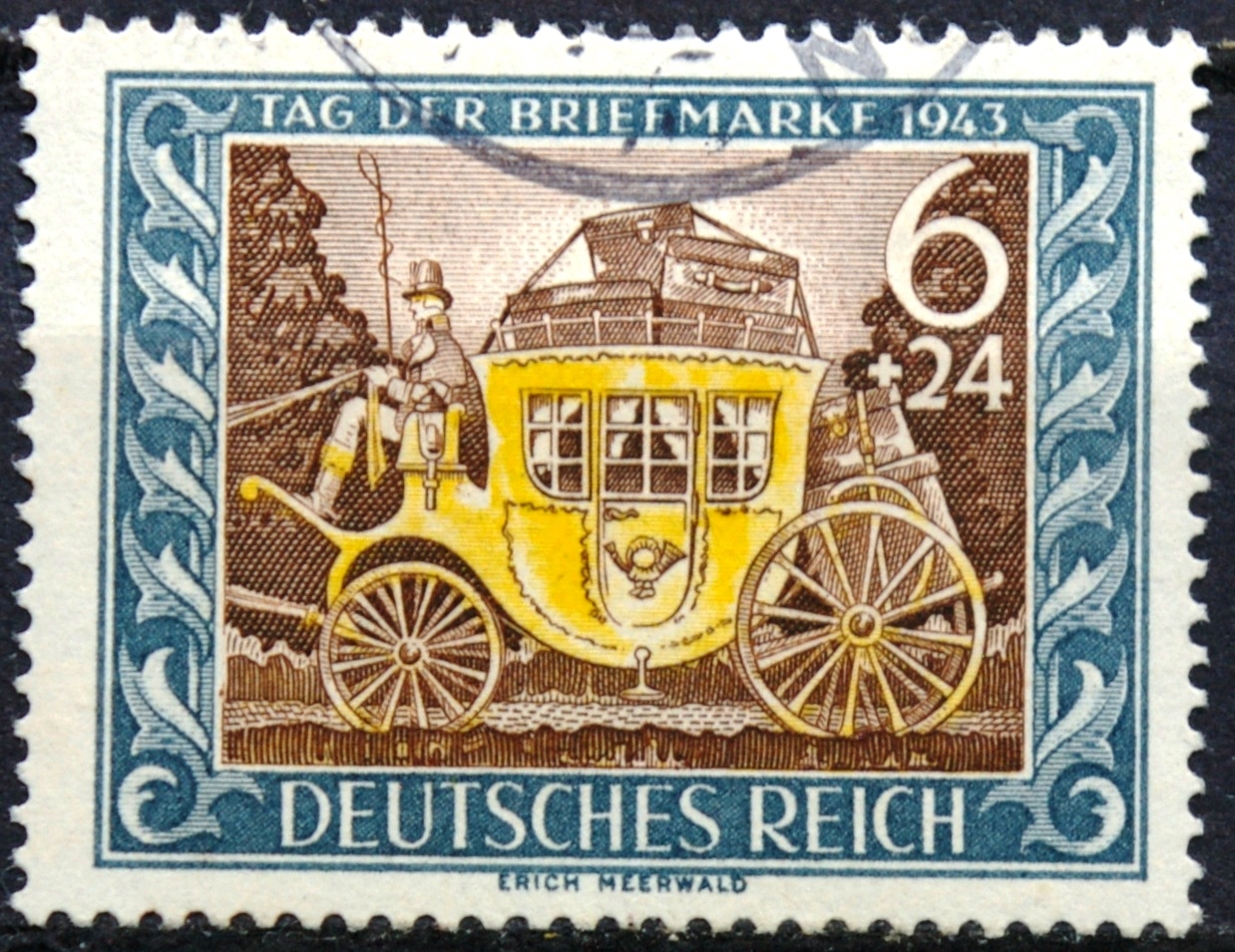 Vokietijos Reichas, MiNr 828 Used (O)