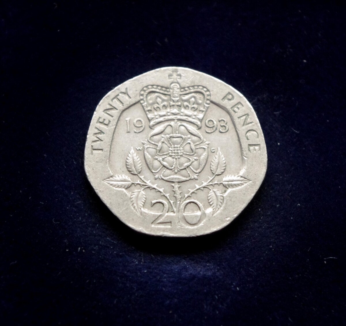 Didžioji Britanija, 20 pensų 1993m