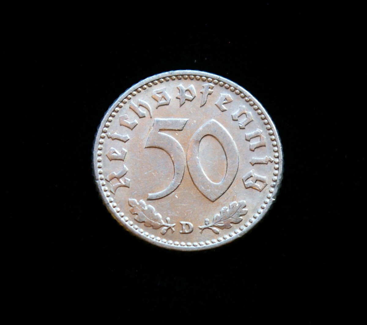 Vokietijos Reichas, 50 reichspfenigių 1941m-D