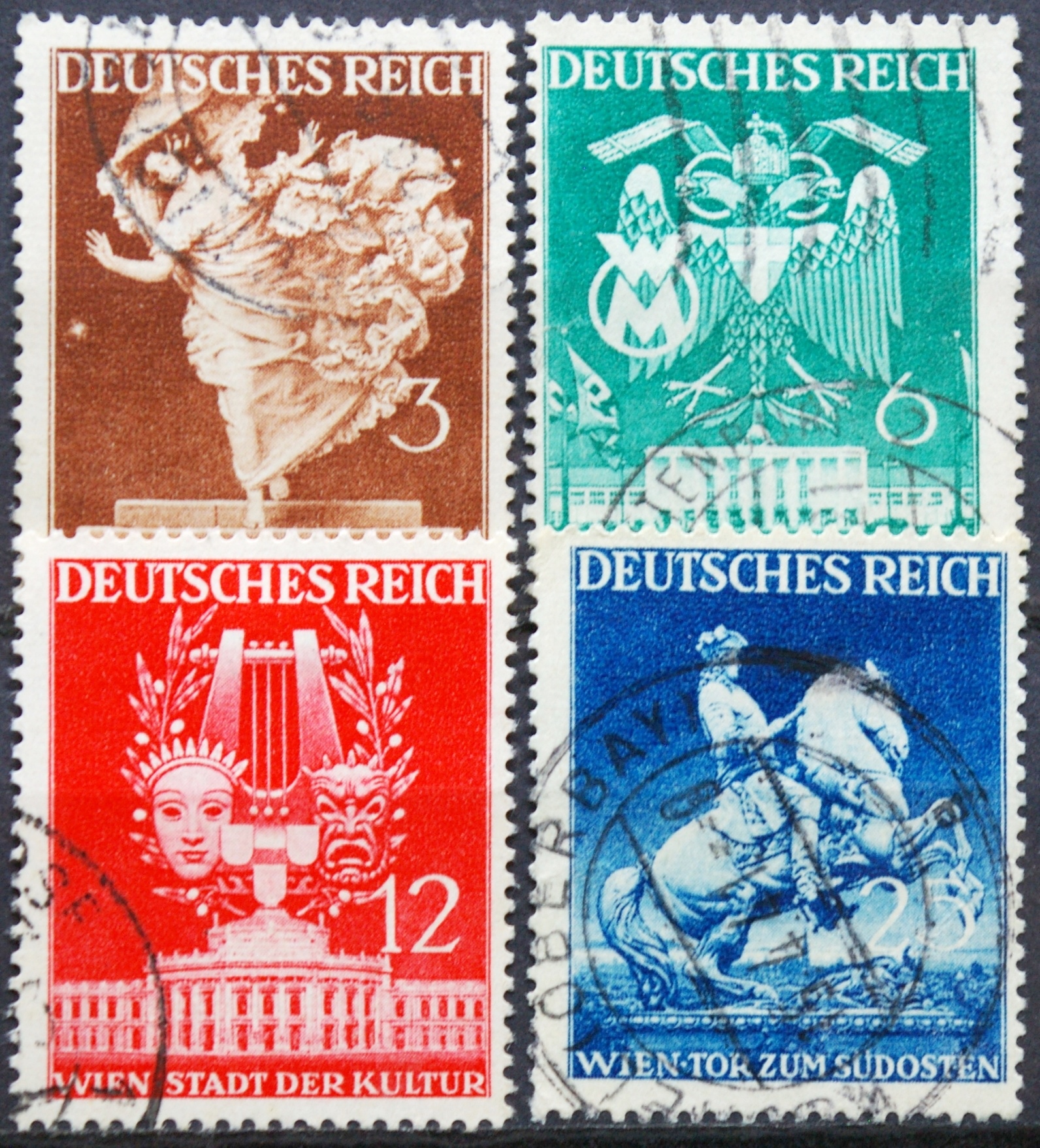 Vokietijos Reichas, pilna serija, MiNr 768-771 Used(O)