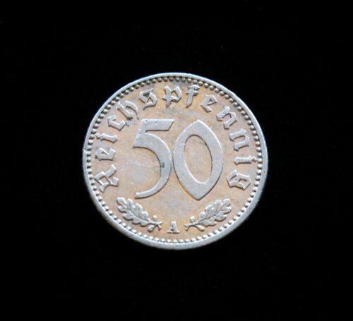 Vokietijos Reichas, 50 reichspfenigių 1943m-A