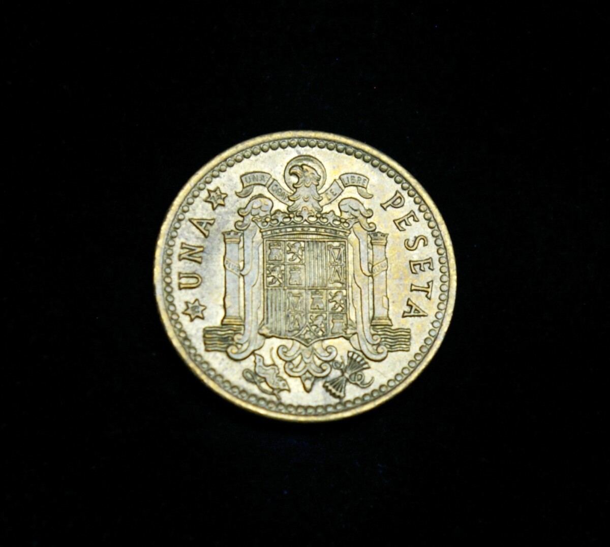 Ispanija, 1 peseta, 1966m *74