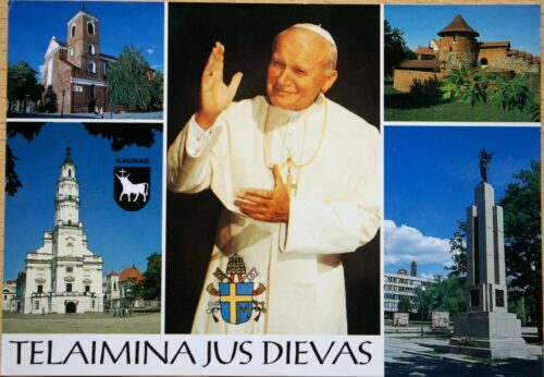 Lietuva, 1993m proginis pirmos dienos vokas su atvirute ir MiNr 533 G