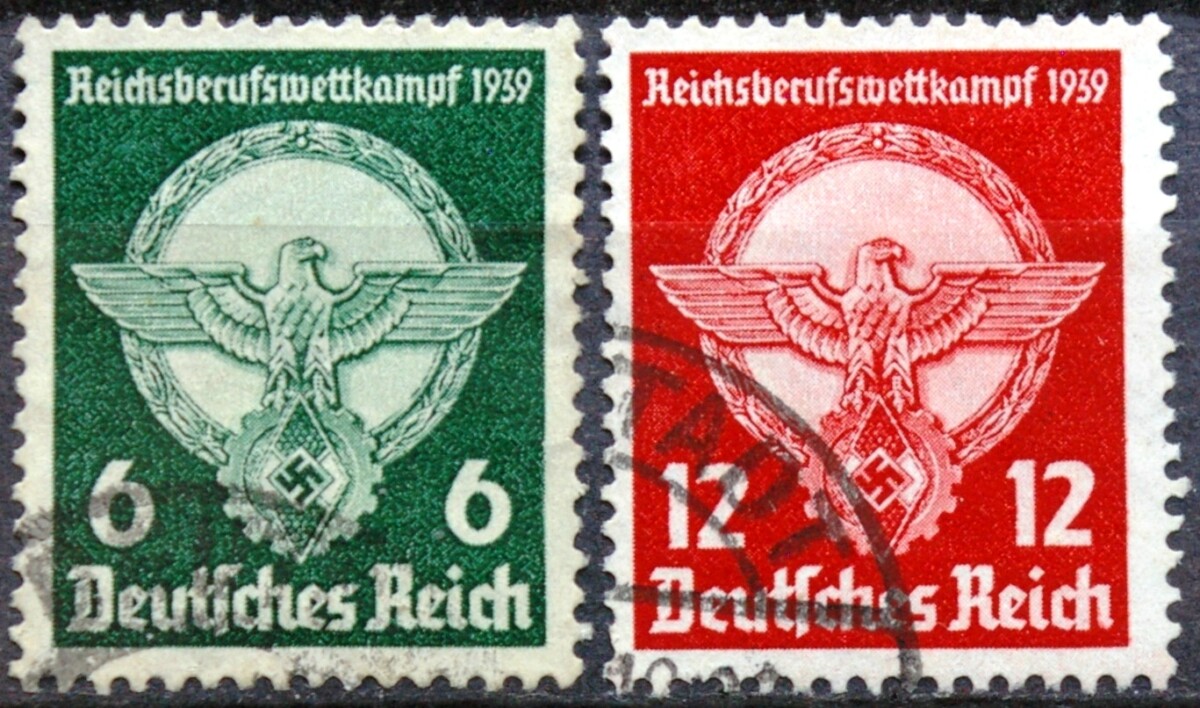 Vokietijos Reichas, pilna serija MiNr 689-690 Used (O)
