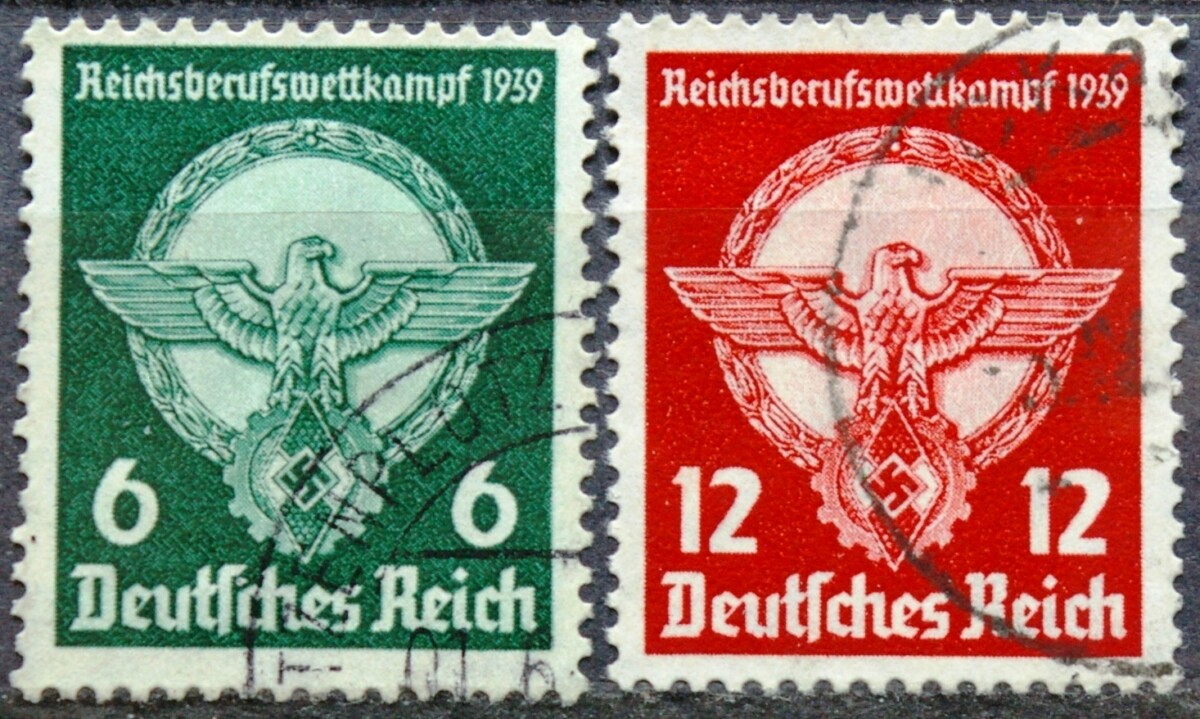 Vokietijos Reichas, pilna serija MiNr 689-690 Used (O)