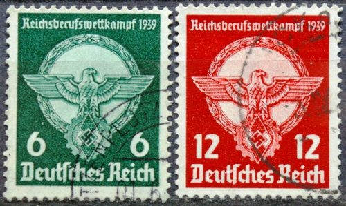 Vokietijos Reichas, pilna serija MiNr 689-690 Used (O)