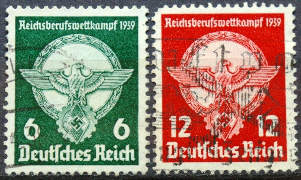 Vokietijos Reichas, pilna serija MiNr 689-690 Used (O)