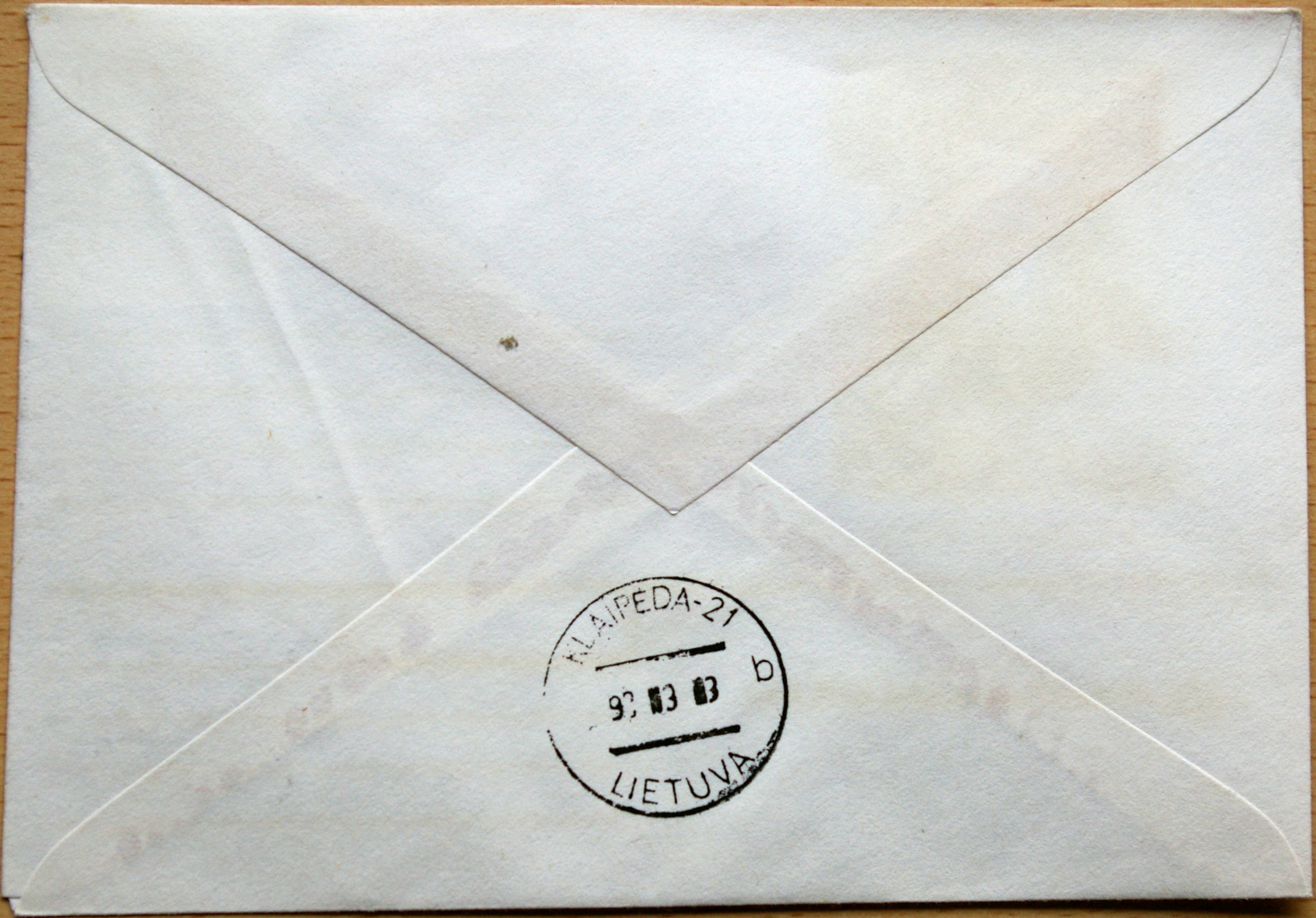 Lietuva, 1993m pirmos dienos vokas su MiNr 519 G
