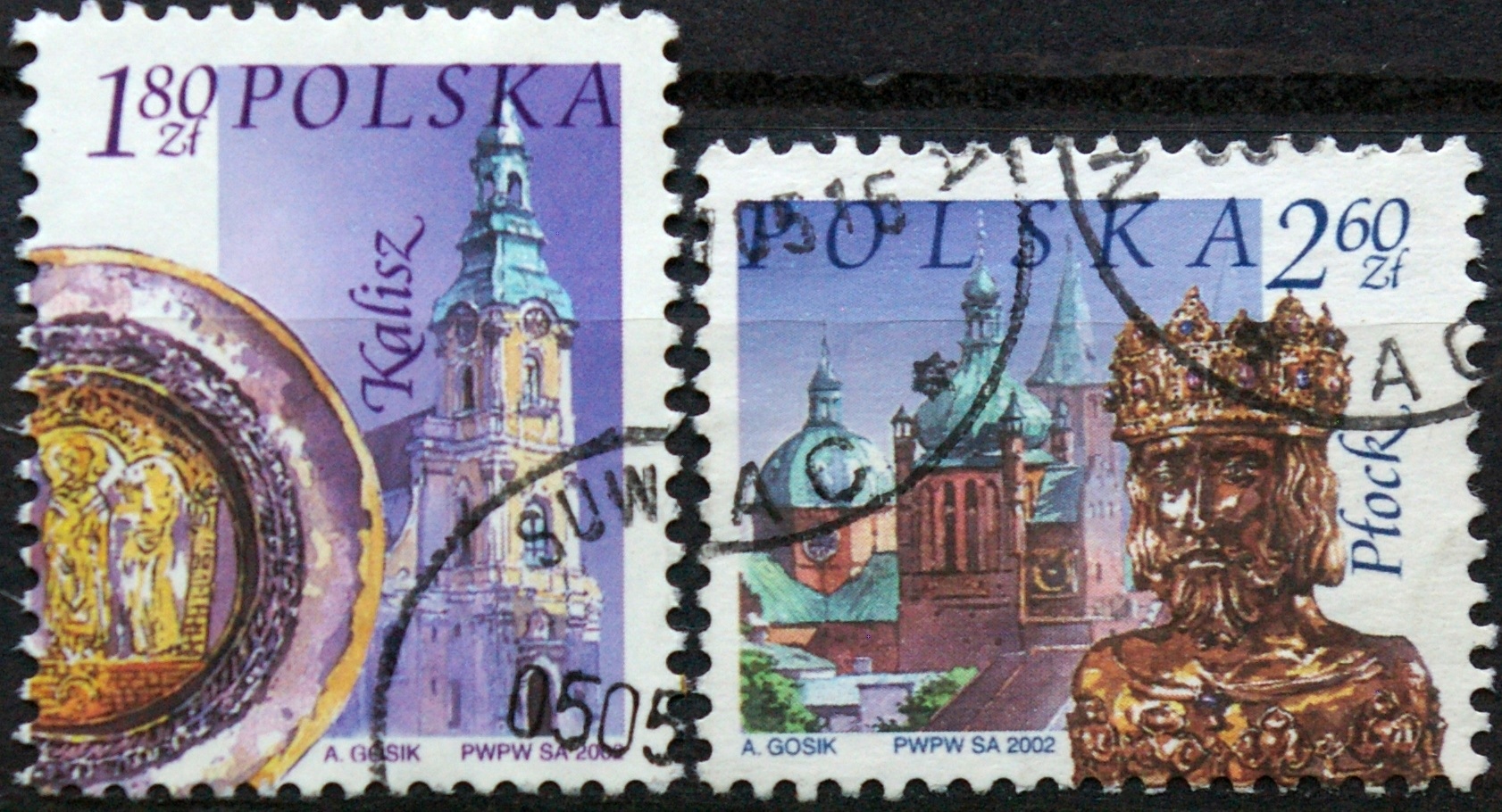 Lenkija, pilna serija ScNr 3643-3644 Used(O)