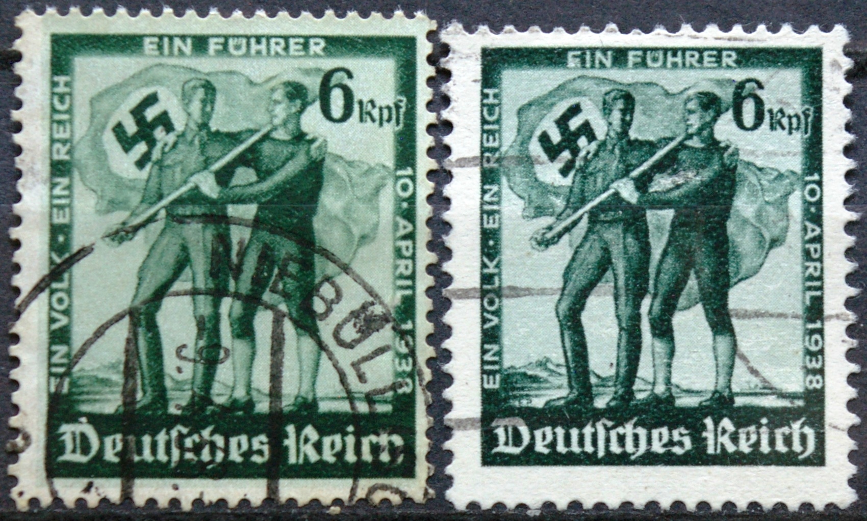 Vokietijos Reichas MiNr 662-663 Used(O)