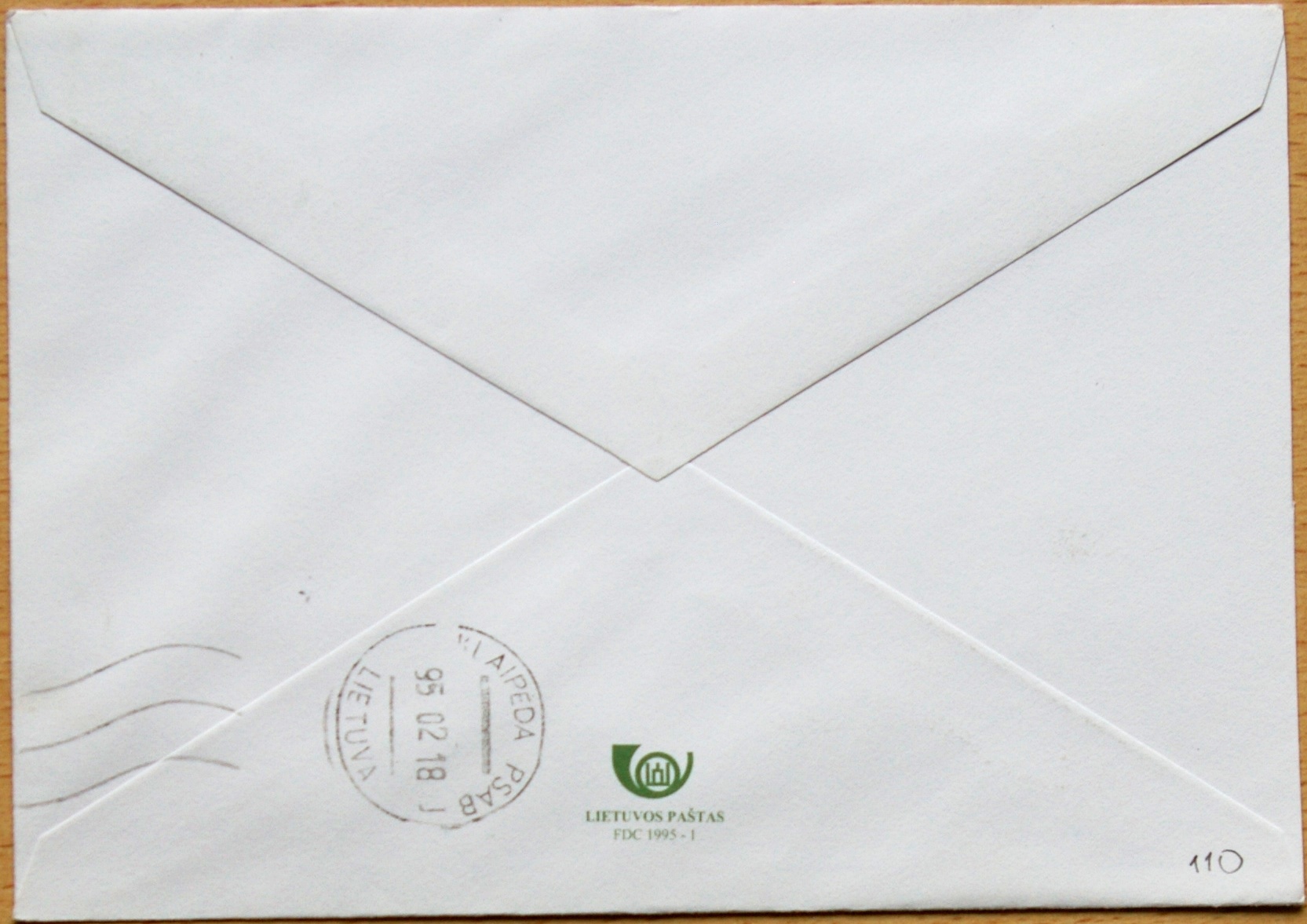 Lietuva, 1995m pirmos dienos vokas su MiNr 573-574 G