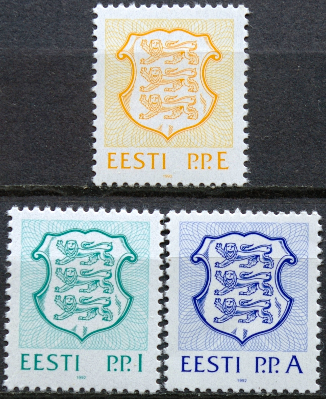 Estija, pilna serija MiNr 183-185 MNH**