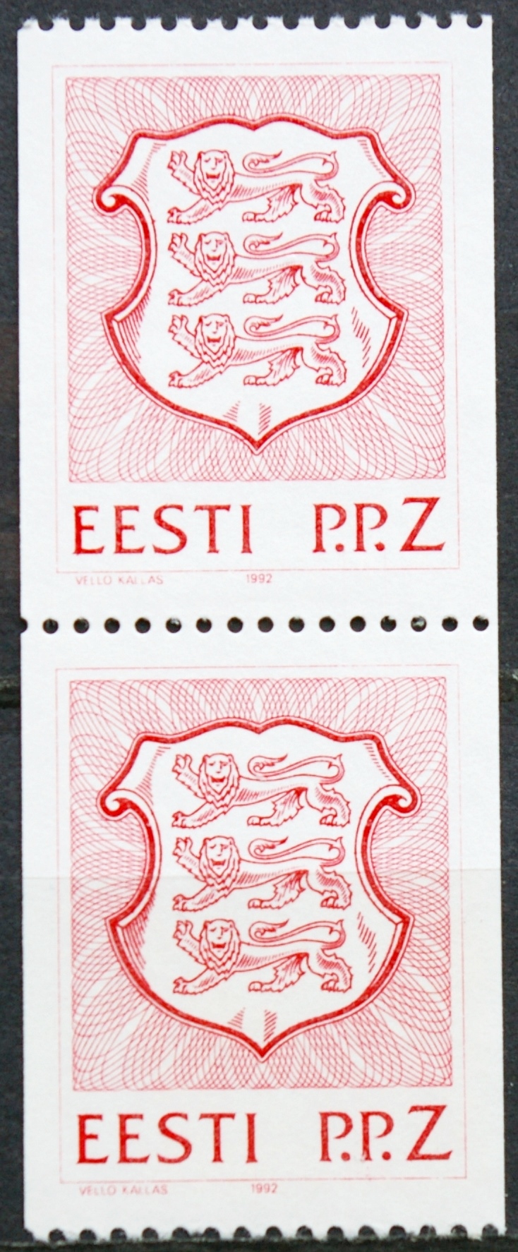 Estija, vertikali pora MiNr 194 MNH**
