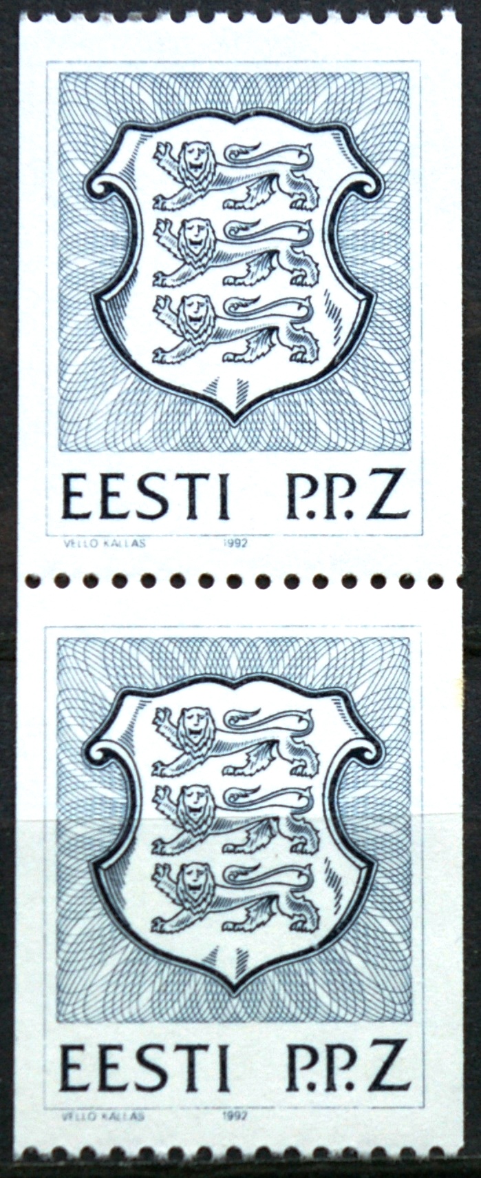 Estija, vertikali pora MiNr 197 MNH**