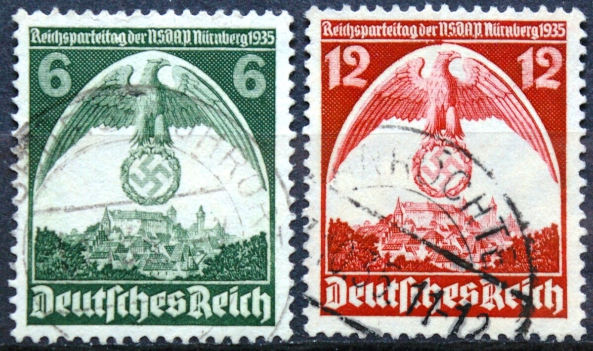 Vokietijos Reichas, pilna serija MiNr 586-587 Used (O)