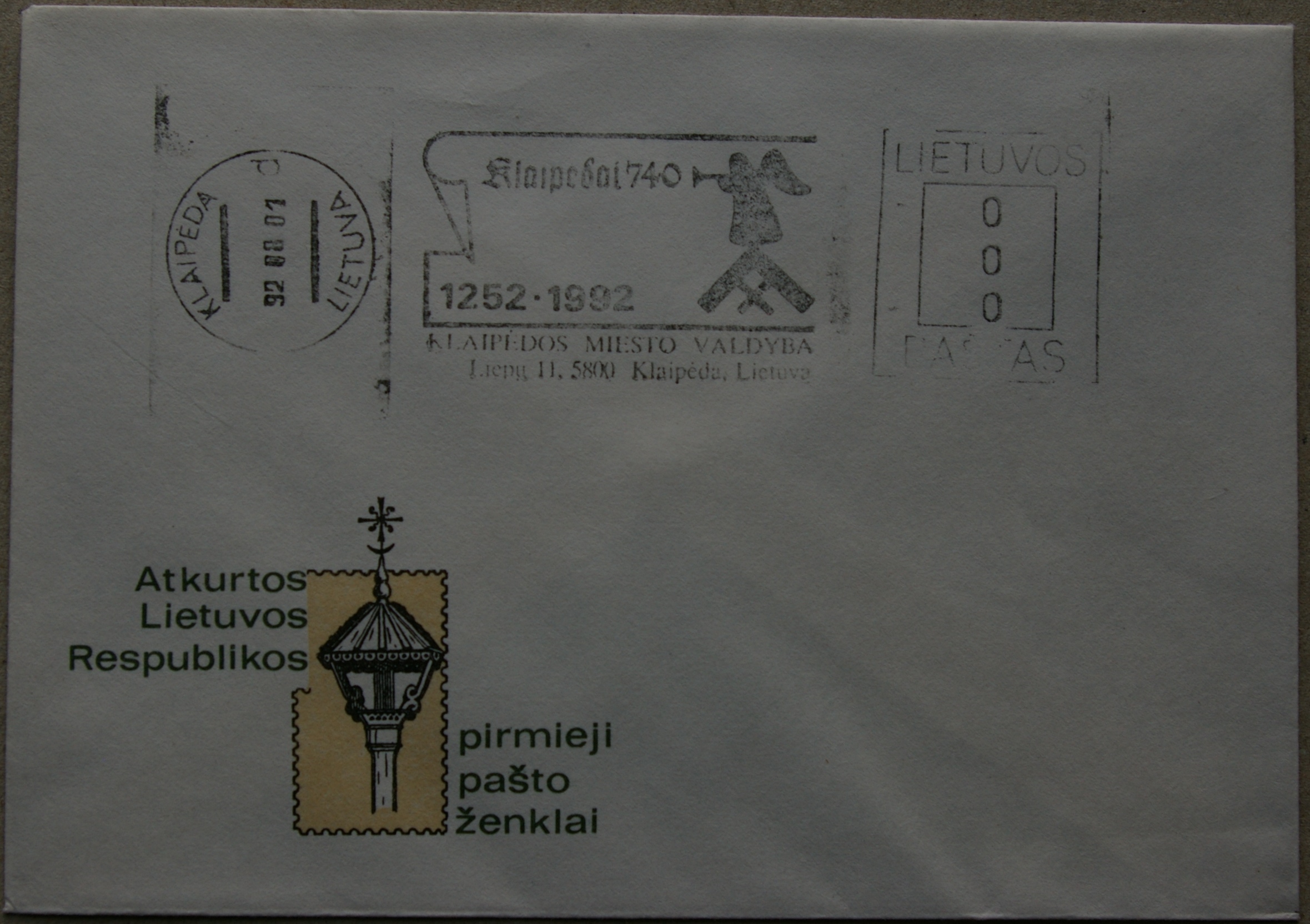 Lietuva, 1990m proginis vokas G