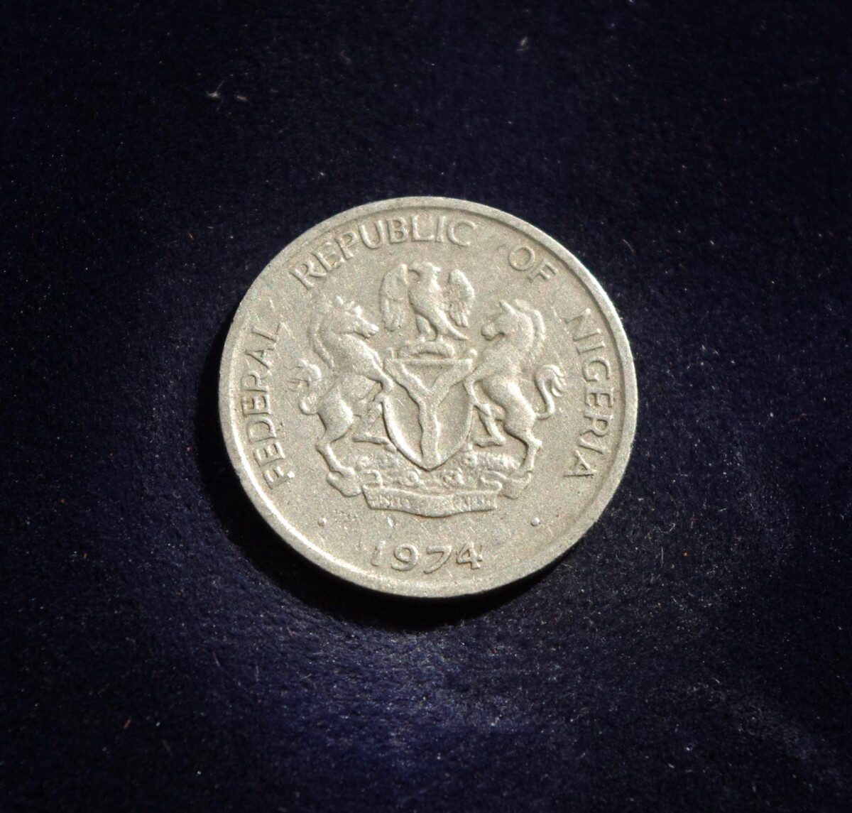 Nigerija, 5 kobai 1974m