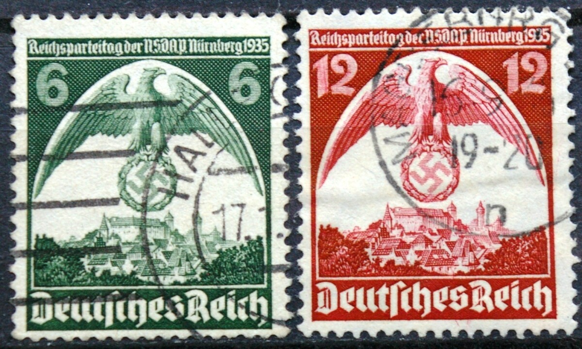 Vokietijos Reichas, pilna serija MiNr 586-587 Used (O)