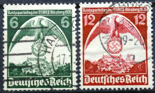 Vokietijos Reichas, pilna serija MiNr 586-587 Used (O)