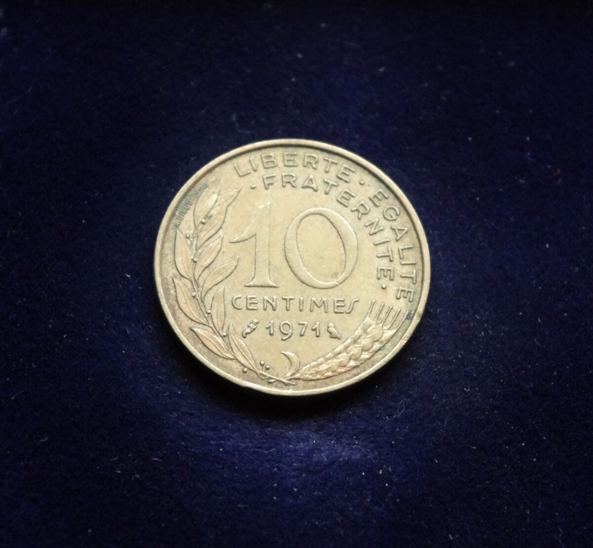 Prancūzija, 10 santimų 1971m