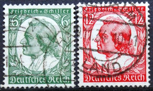 Vokietijos Reichas, pilna serija MiNr 554-555 Used(O)