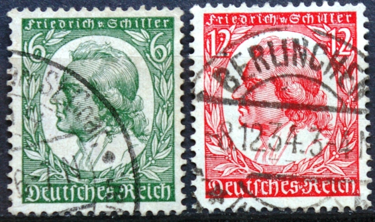 Vokietijos Reichas, pilna serija MiNr 554-555 Used(O)